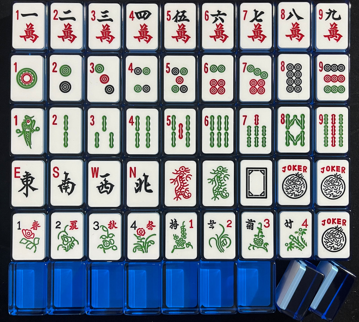 Embedded Tile Craft-Traditional Mahjong tiles
